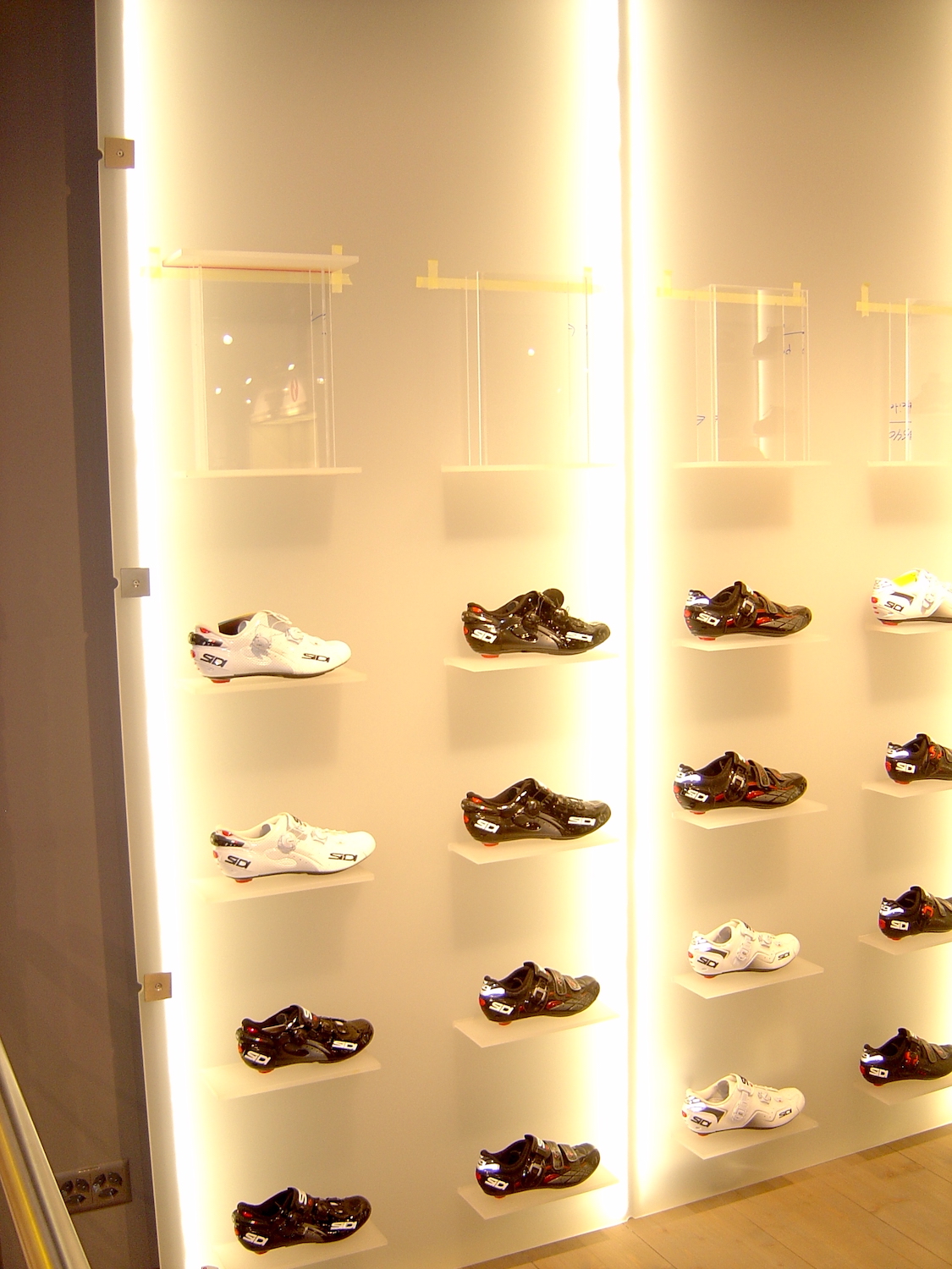 Sports shoe display