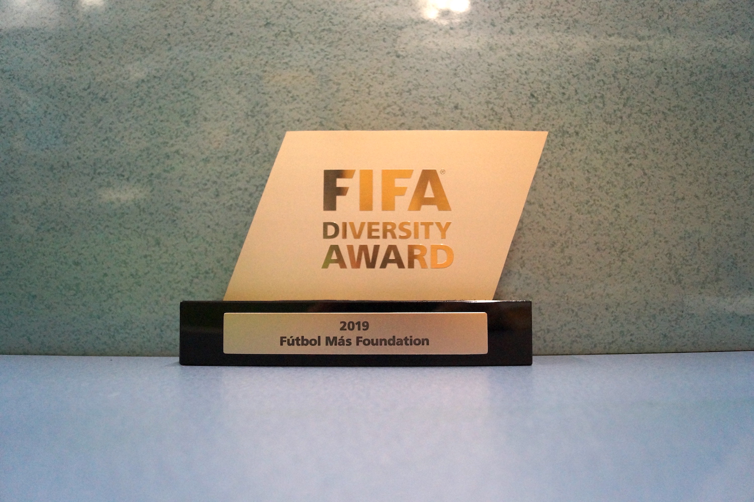 FIFA award pedestal