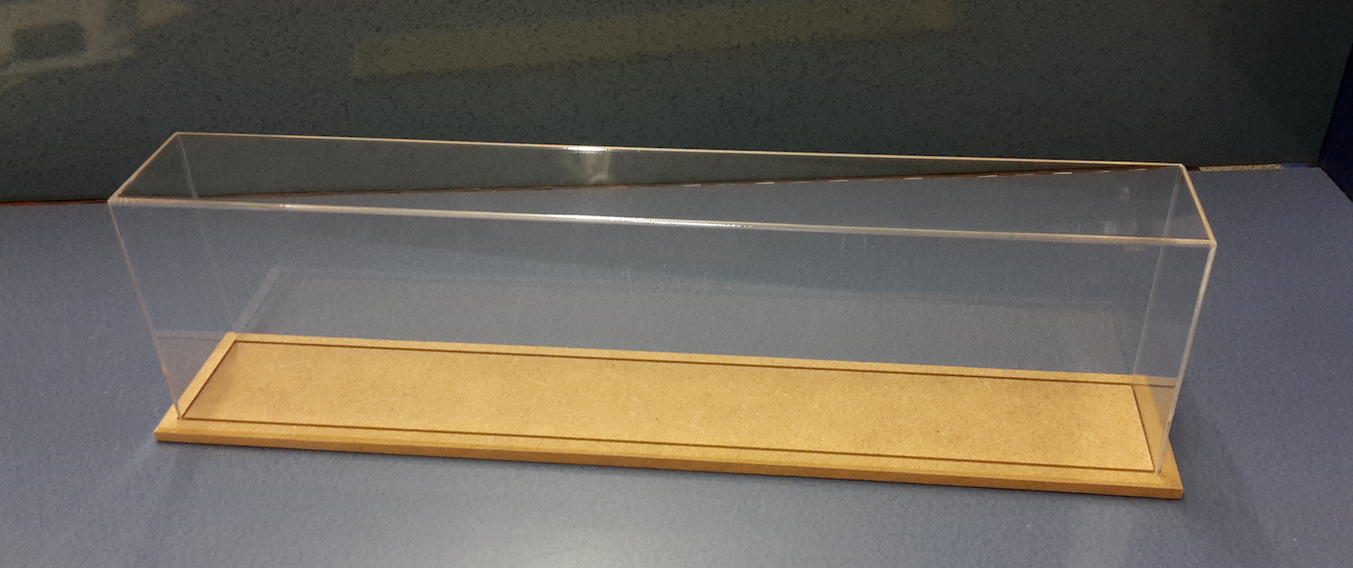 Production Plexiglas machining