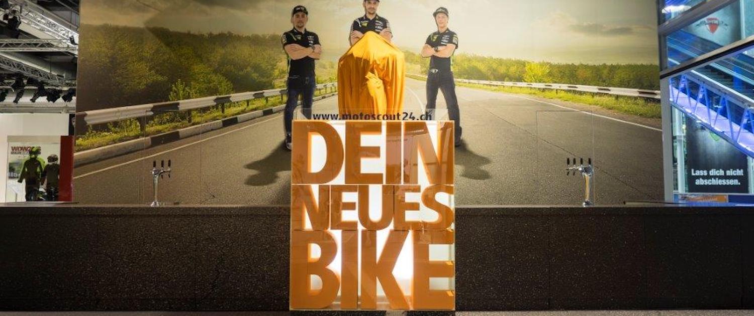 Trade fair construction Swiss Moto Zurich – Dunlop