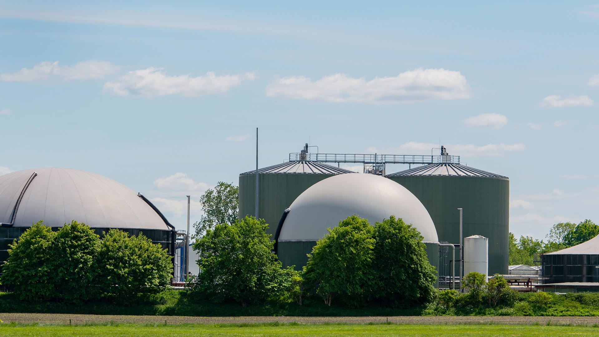 Wärmetauscher bei der Biogas-Energierückgewinnung