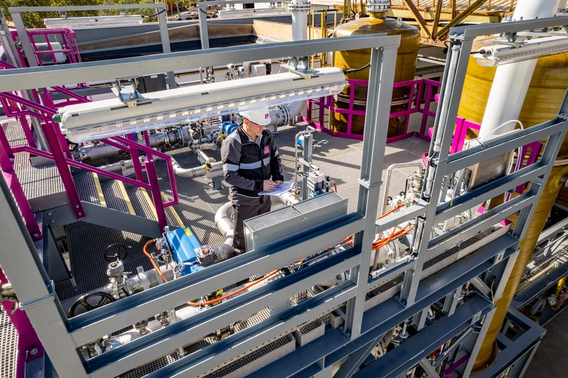 scalum® 20-MW-Einheit für alkalische Wasserelektrolyse (Servicecheck)