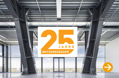 Mehr als 25 Jahre Nutzungsdauer