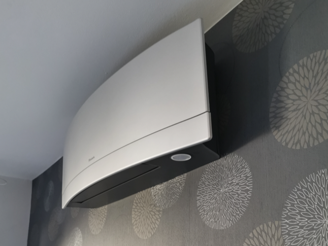 Installierte Klimaanlage
