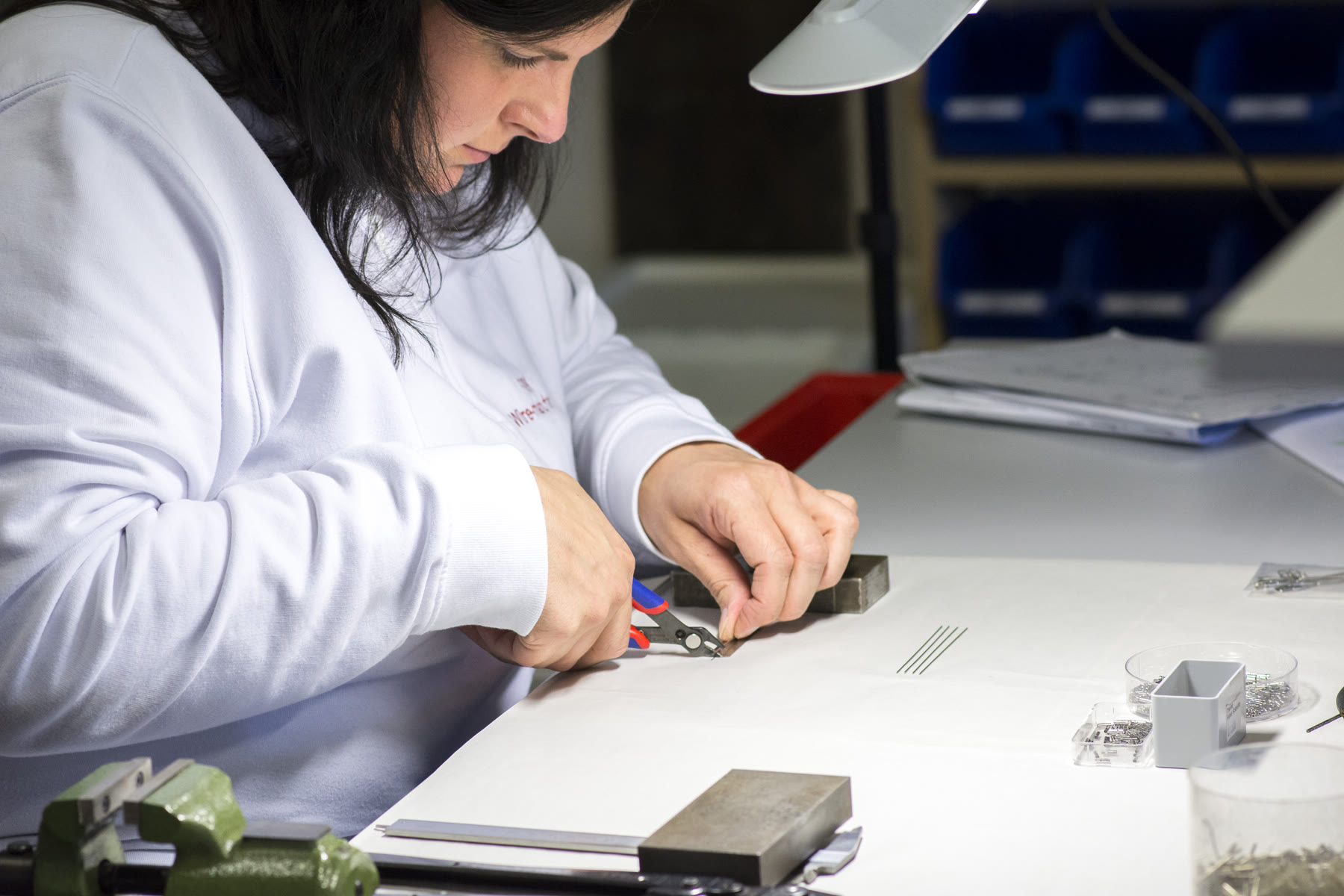 Precision assembly by hand