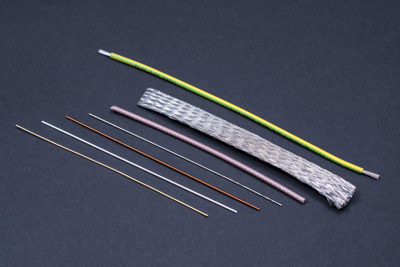 Various cable materials and conductors