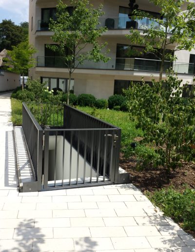 Treppenanlage Königinstraße München