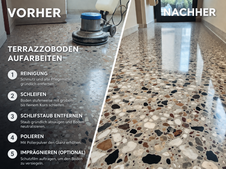 Terrazzo-Sanierung in Sendenhorst