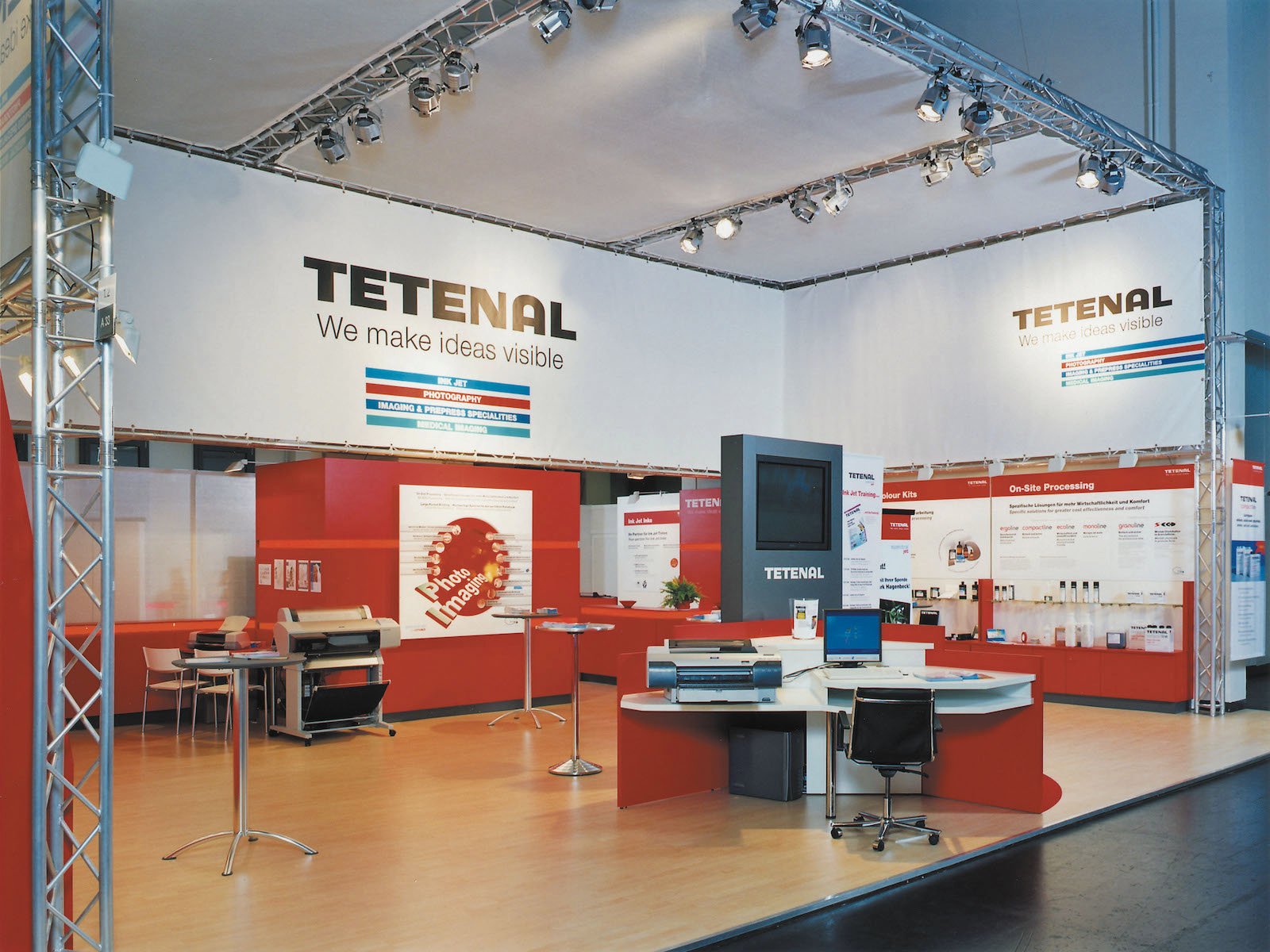 Messestand-Möbelteile