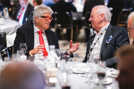 50 Jahre Rittal Schweden: Prof. Friedhelm Loh mit Lars Johnsson