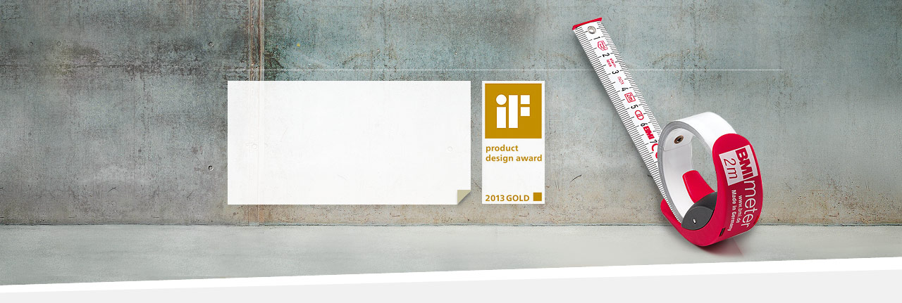 iF product design award 2013 gold für den BMI Quicky-Pro