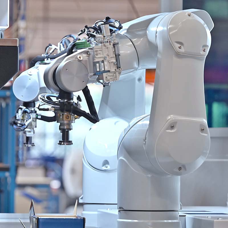 Anthropomorpher Roboter in Anlagenintegration