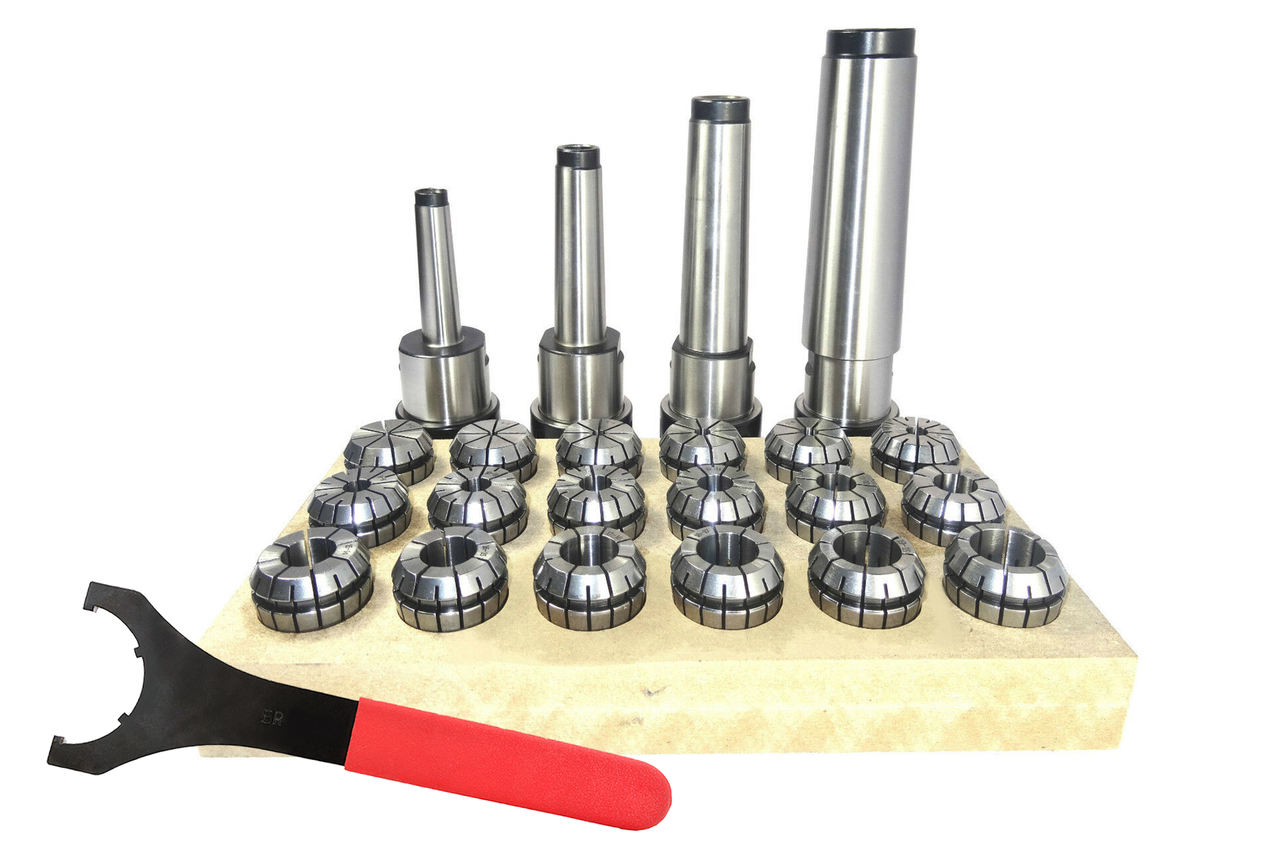 Spannzangensatz ER40 (472E) inkl. Spannzangenfutter MK2 ER40 & Spannschlüssel ER40