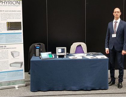 Saphyrion an der International Navigation Conference 2019 in Edinburgh