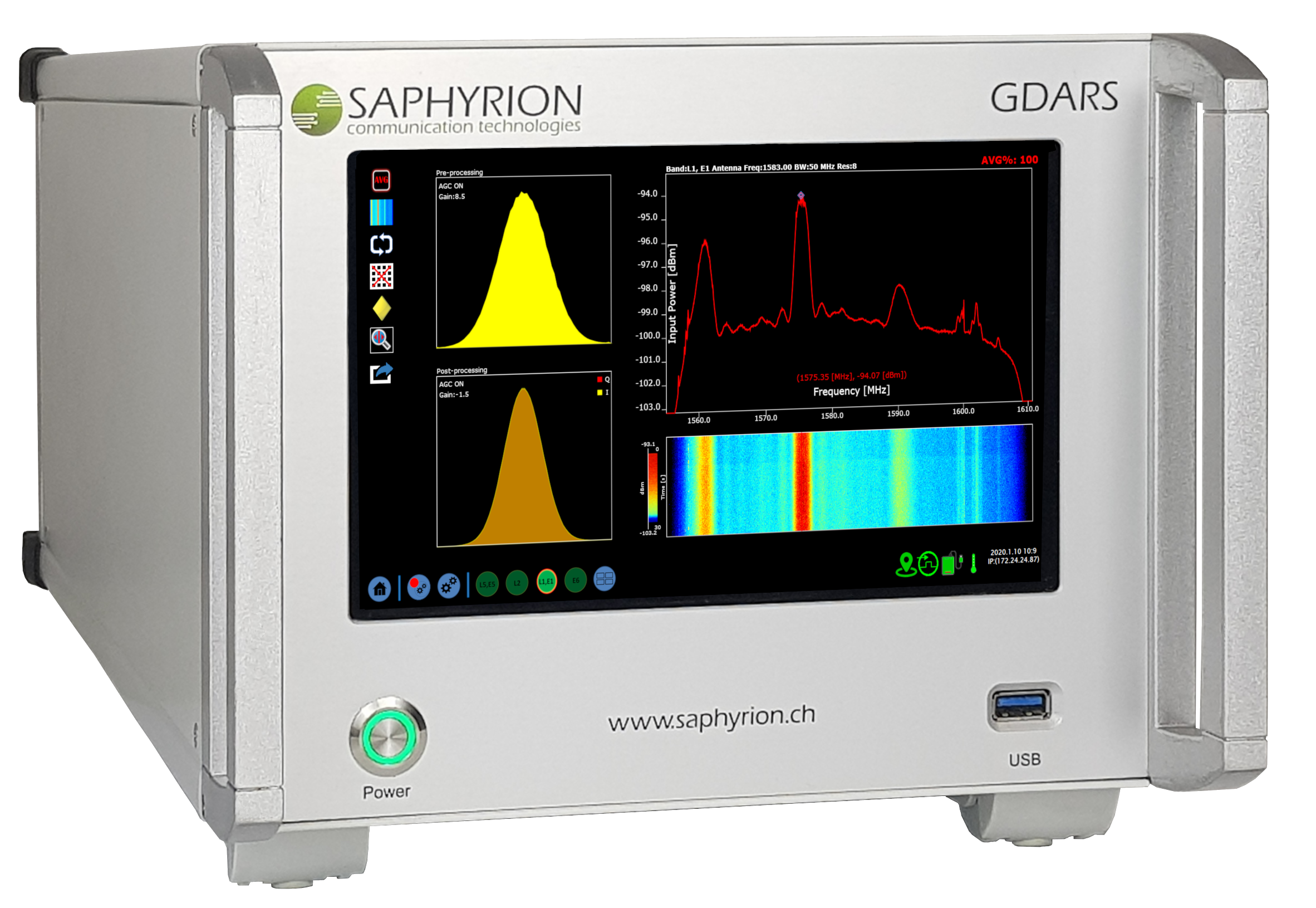 GDARS™ GNSS Record & Playback-System