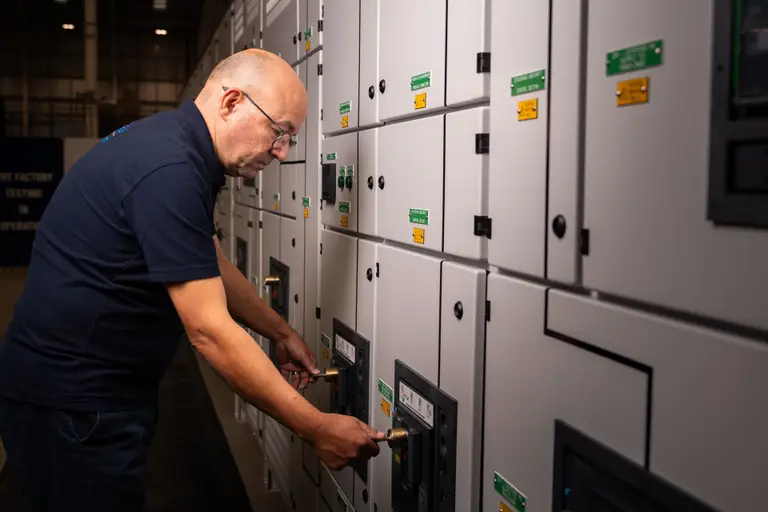 Trapped-Key-Interlock auf Schaltanlage