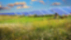 Freiflächen-Solarpark auf Wiese