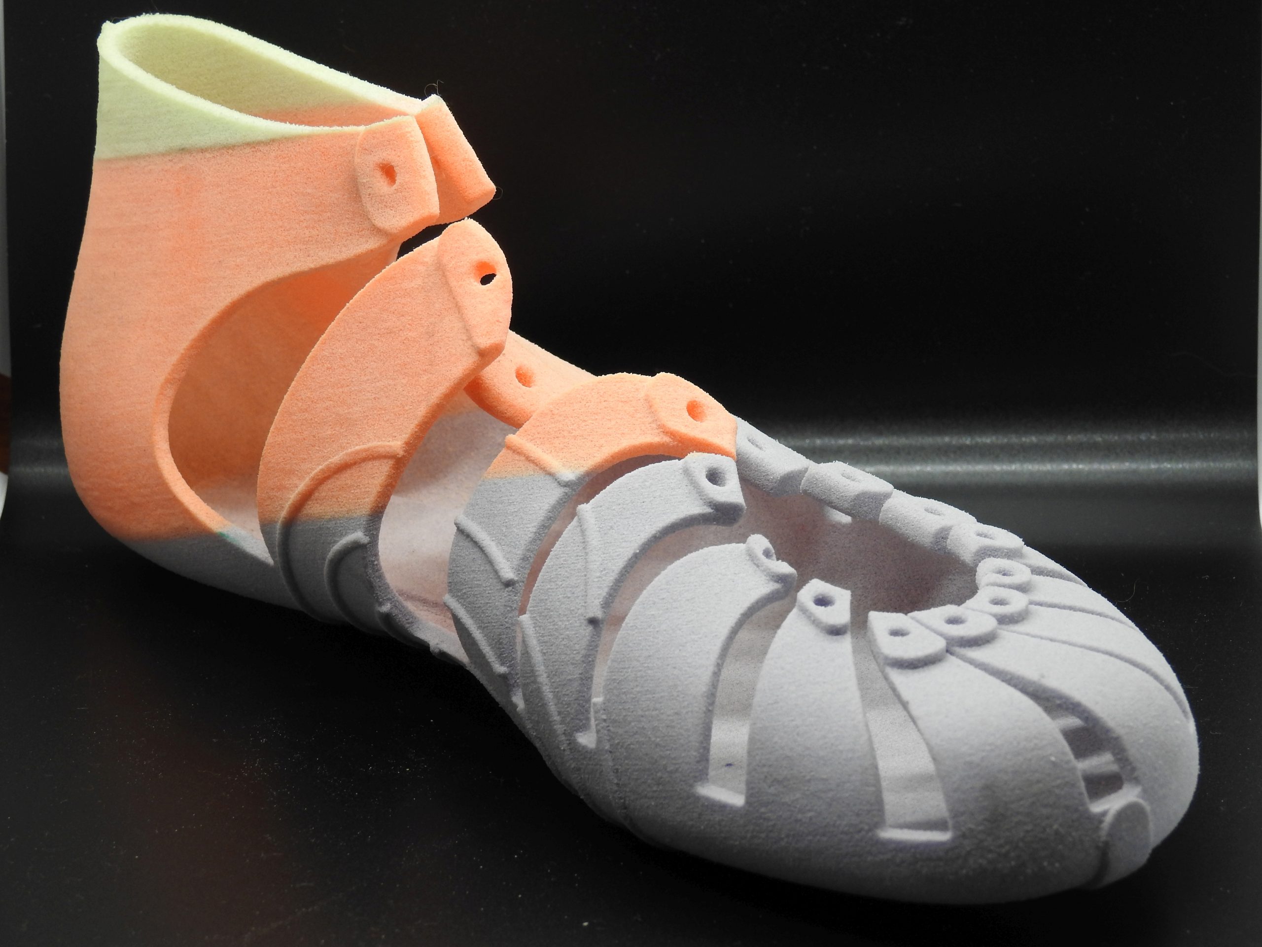 SLS-Materialpalette