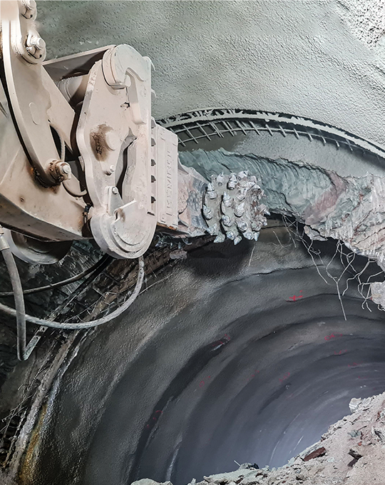 Einsatzbereich Tunnel- und Bergbau