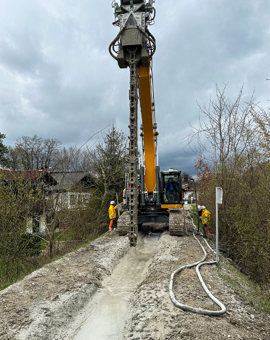 Einsatzbereich Tiefbau und Spezialtiefbau