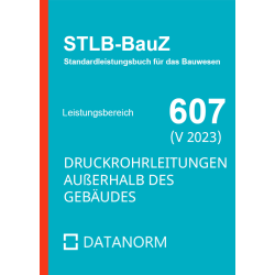 607 Druckrohrleitungen außerhalb des Gebäudes (DATANORM 4, 2023)