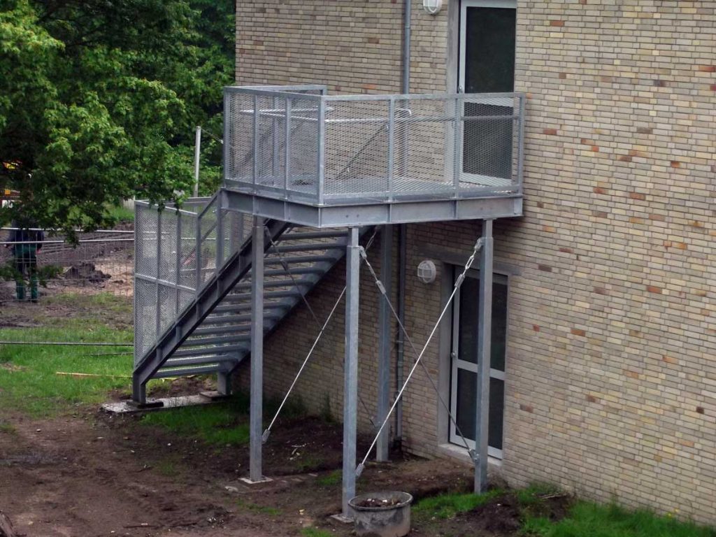 Stahlbaukonstruktion