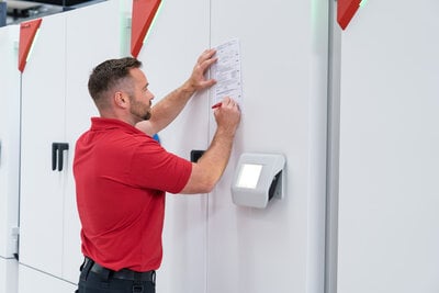 Service: Endkontrolle der Schränke