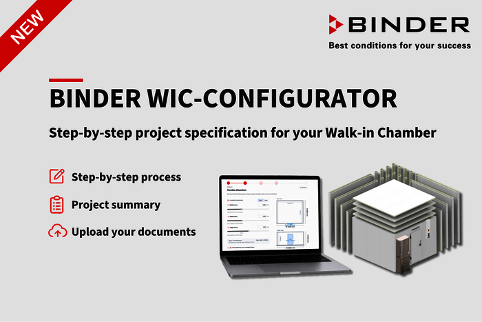 WIC-Configurator für Walk-in-Klimakammern