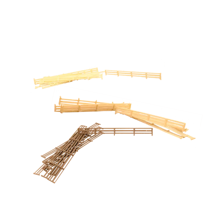 Picket fence type Koppel, gauge N, 3 colours