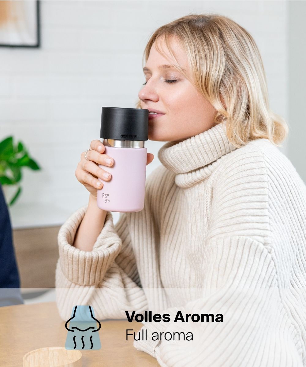 Volles Aroma dank grosser Trinköffnung