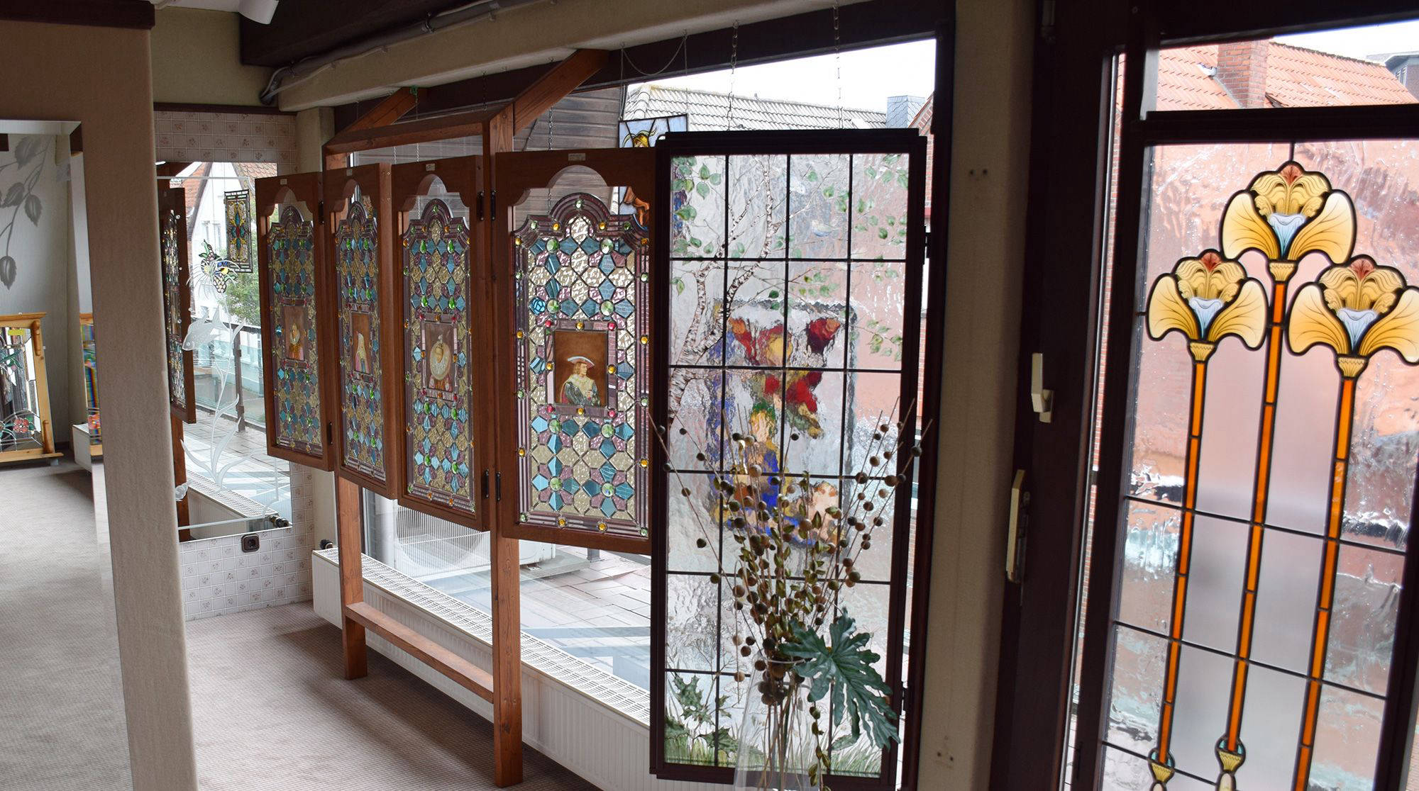 Bleiverglasung, historisch