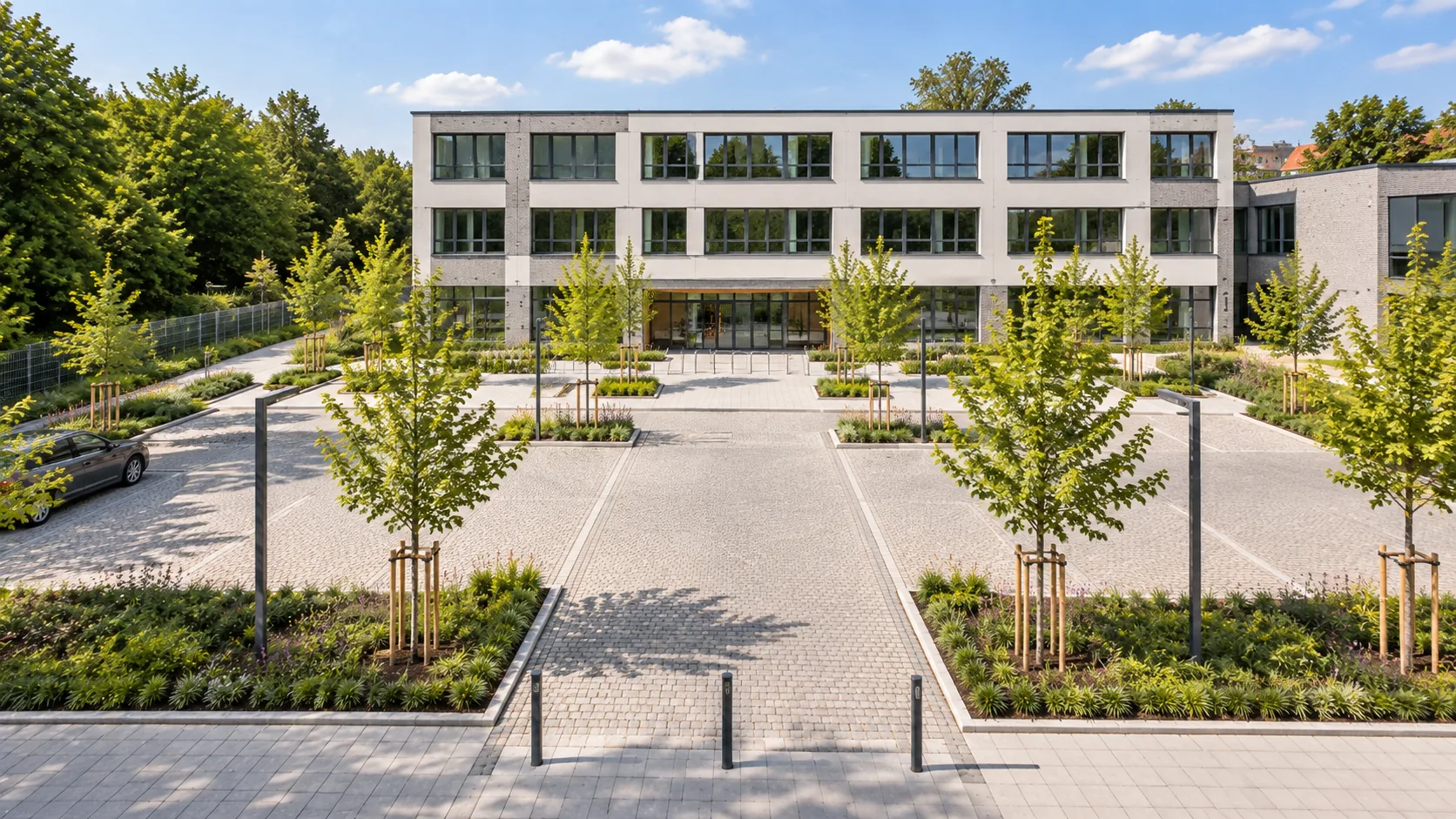 Pflasterflächen Außenanlagen