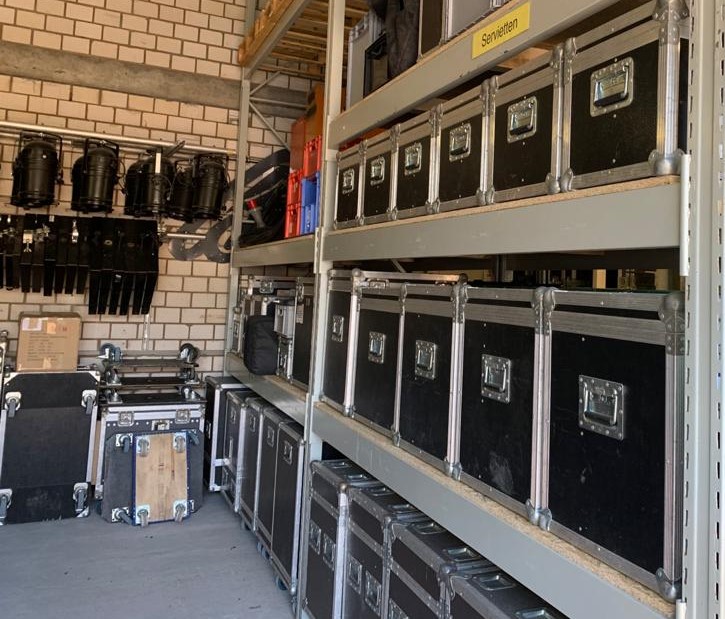 Lager-Cases des Mietservice