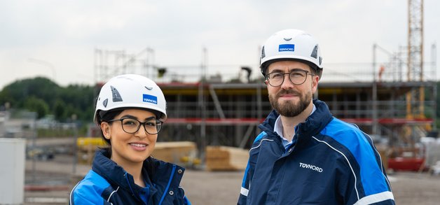 Mitarbeitende der TÜV NORD GROUP im Außeneinsatz