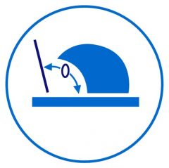Hydrophobe Oberfläche