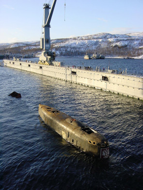 Participation in the raising of the Kursk