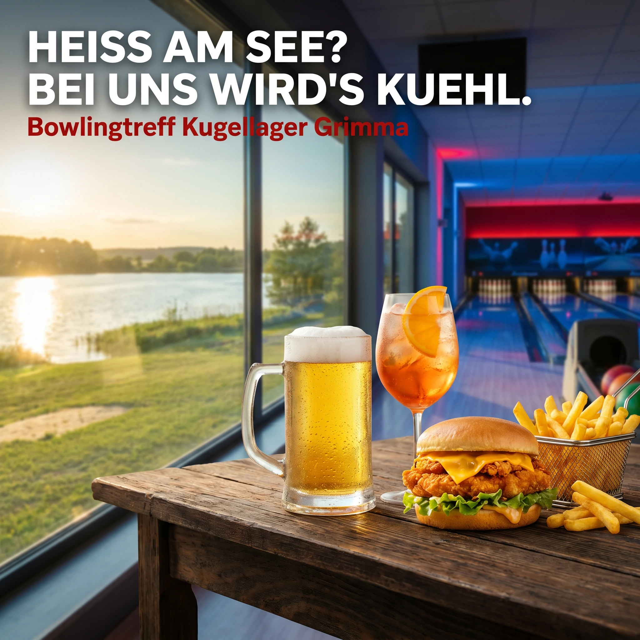 Klimatisiertes Restaurant im Kugellager Grimma