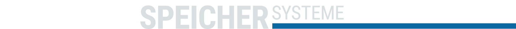 Speichersysteme