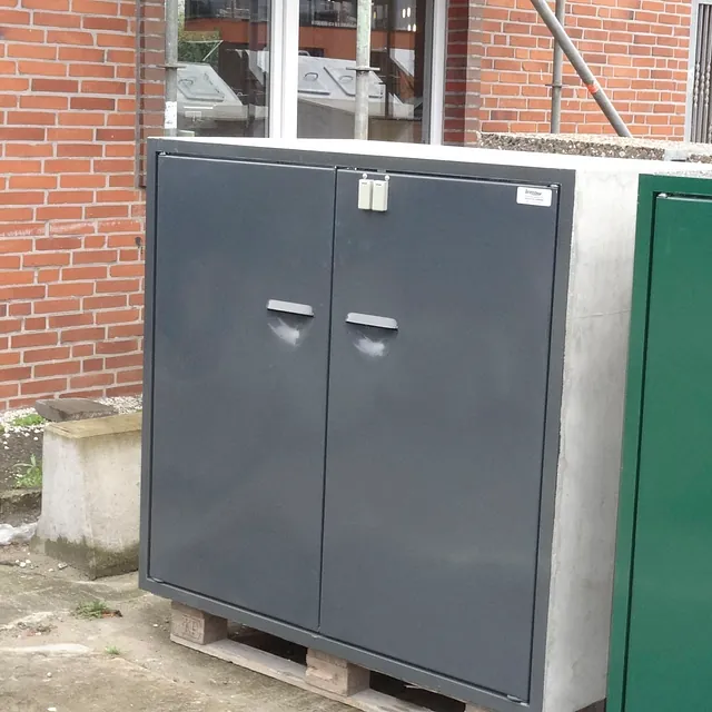 Beton-Sonderanfertigung einer Müllbox