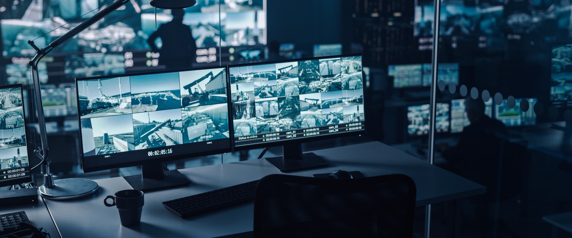 CCTV-Überwachungsleitstand