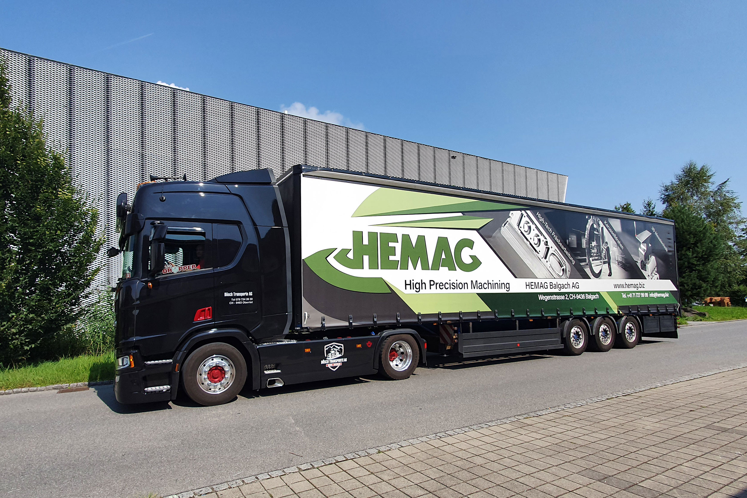 Logistik und Versand von Grossbauteilen