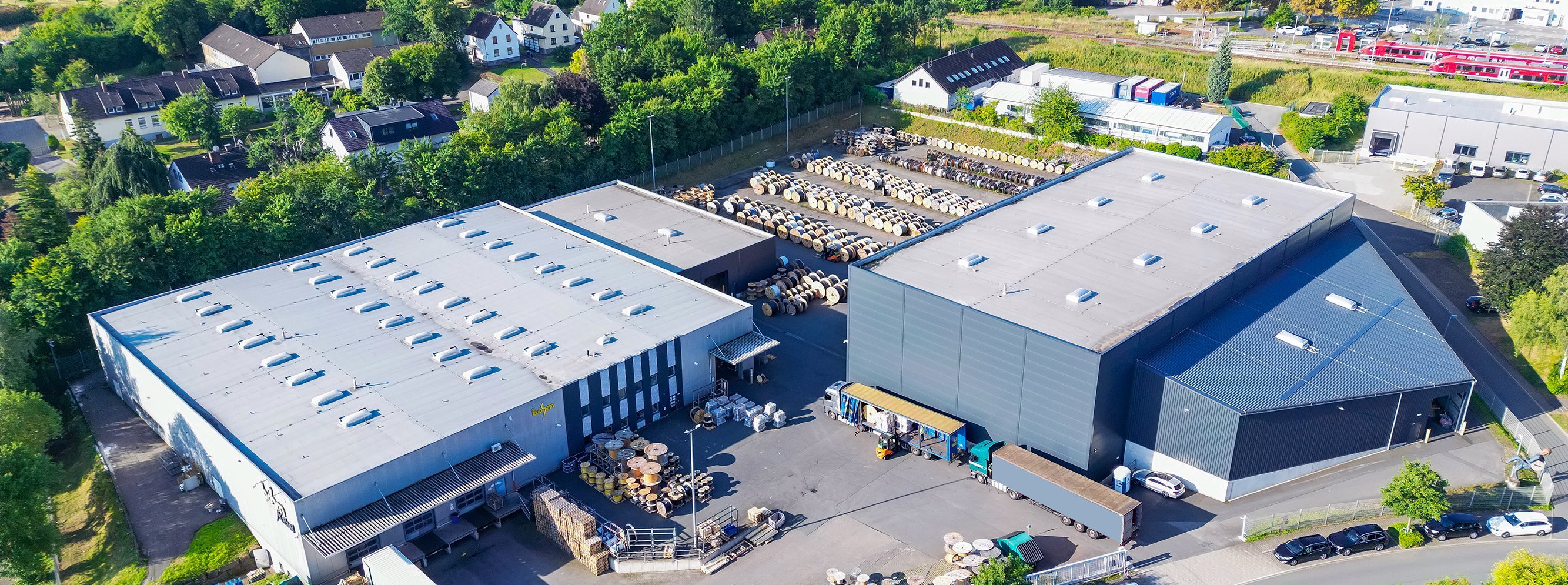 Iserlohn logistics center – aerial view