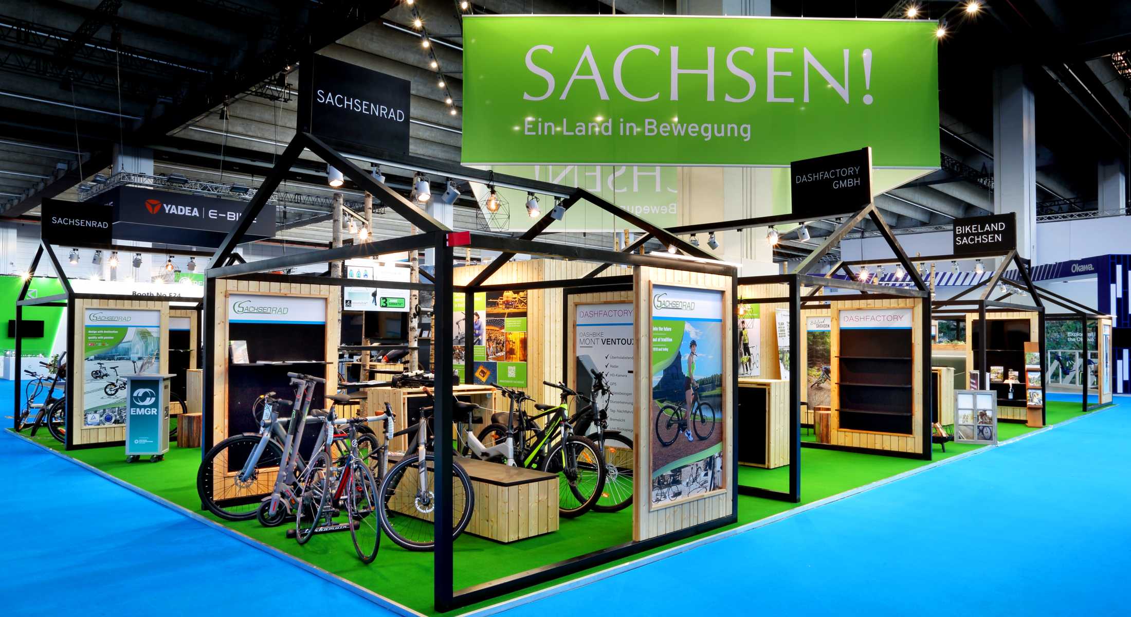 Gemeinschaftsstand Wirtschaftsförderung Sachsen auf der Eurobike Frankfurt