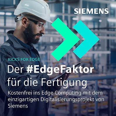 Beteiligung am Siemens-Projekt Kicks for Edge