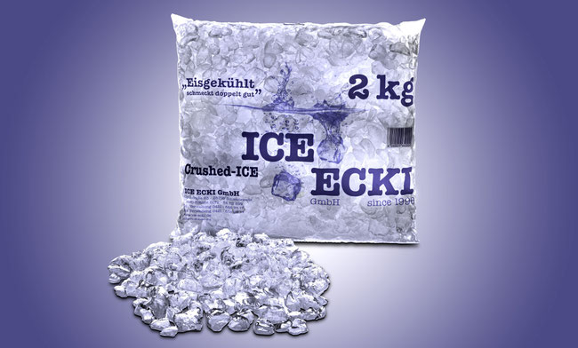 Crushed-Eis (Körnung 10–20 mm)