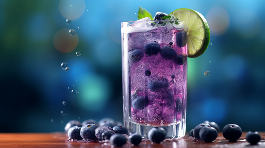 Blue Bombshell mit Gentle Gin Tea Blue