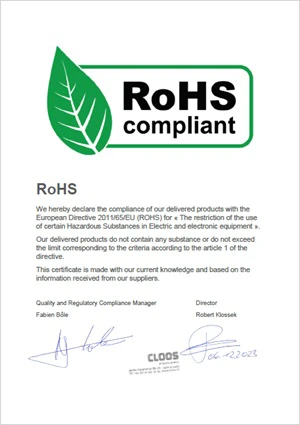 RoHS-Konformität
