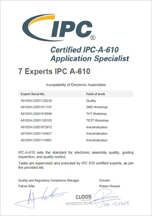 IPC-A-610-Experten