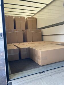 Verpackung einer Langschläfer-Lieferung