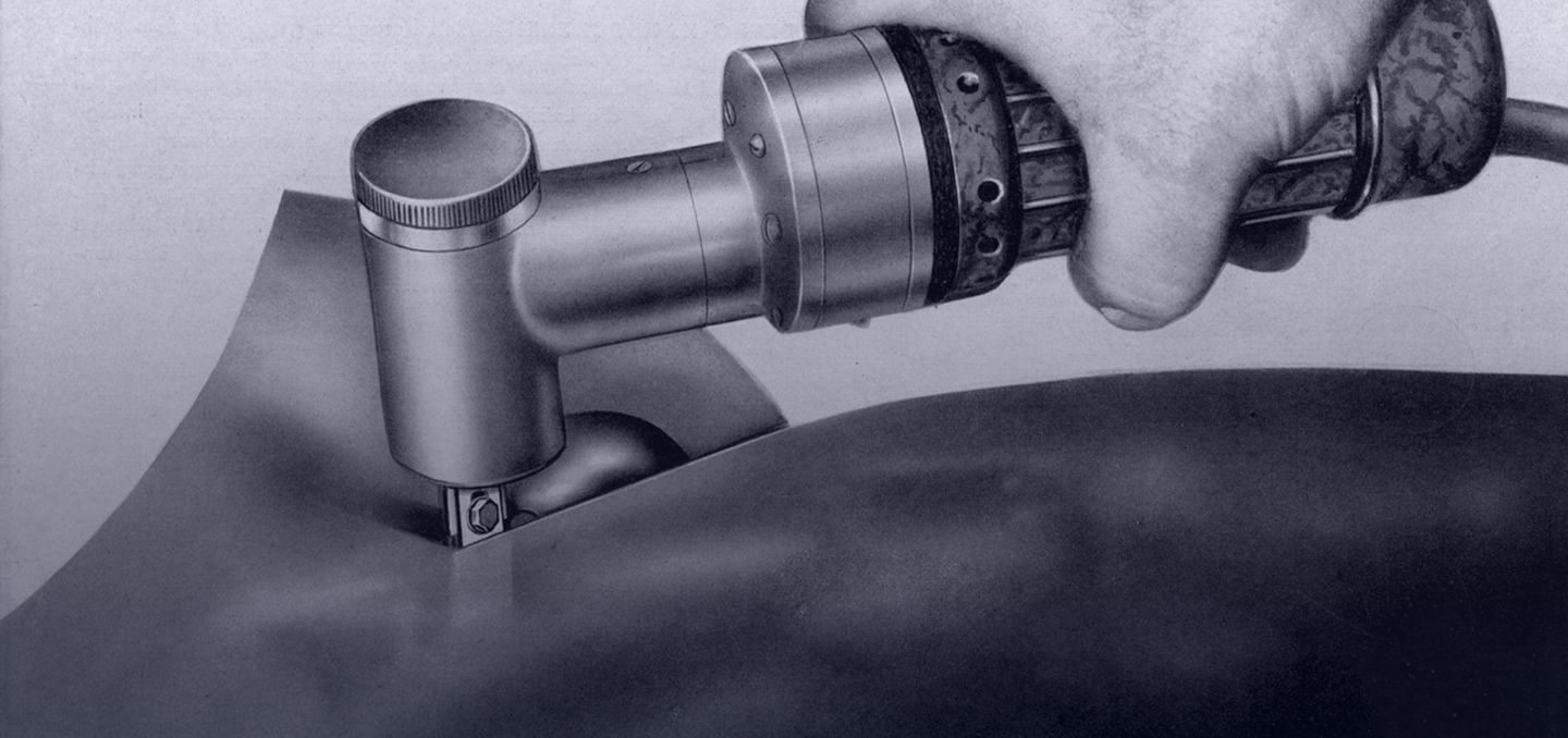 Handgeführte Maschinen für Blechbearbeitung (historisch)